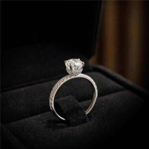 Halo Diamond Engagement Ring