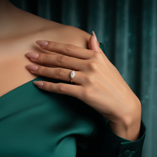 Marquise Ring, Ontop 1Ct