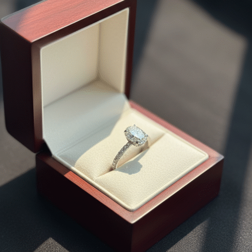 Halo Diamond Engagement Ring