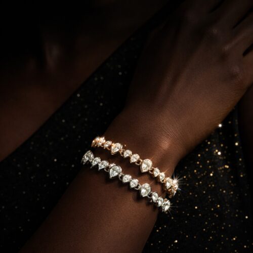 Bracelet Pear Cut Diamond